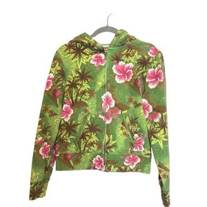 Looking for Lucky Brand Green Floral Hoodie